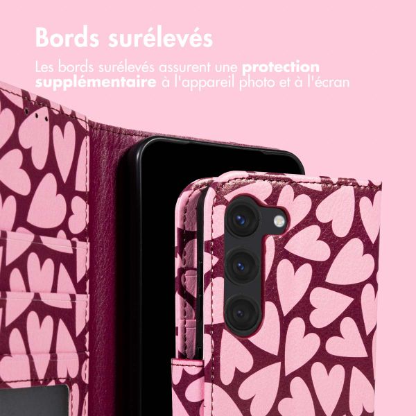 imoshion Étui de télephone portefeuille Design Samsung Galaxy S23 - Hearty Blush