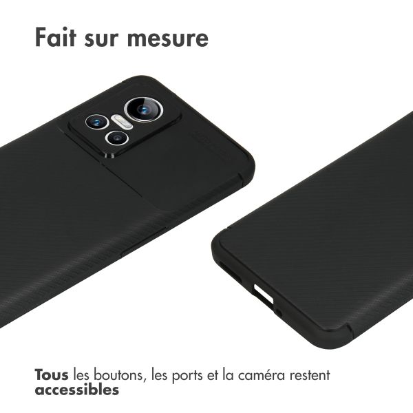 imoshion Coque silicone Carbon Realme GT Neo 3 - Noir