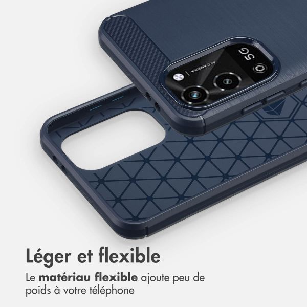 imoshion Coque Brushed Samsung Galaxy A36 - Bleu foncé