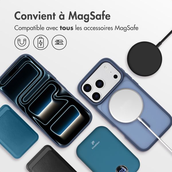 imoshion Coque Color Guard avec MagSafe Apple iPhone 17 Pro Max - Bleu foncé