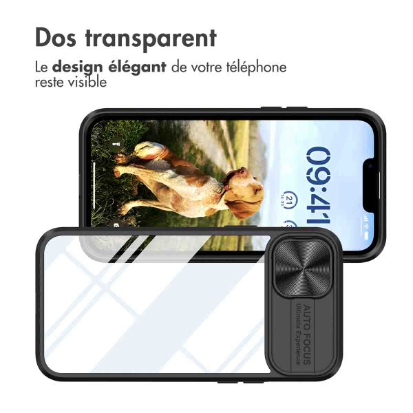 imoshion Coque arrière Camslider iPhone 14 - Noir