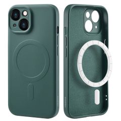 imoshion Coque Couleur avec MagSafe Apple iPhone 15 - Vert foncé