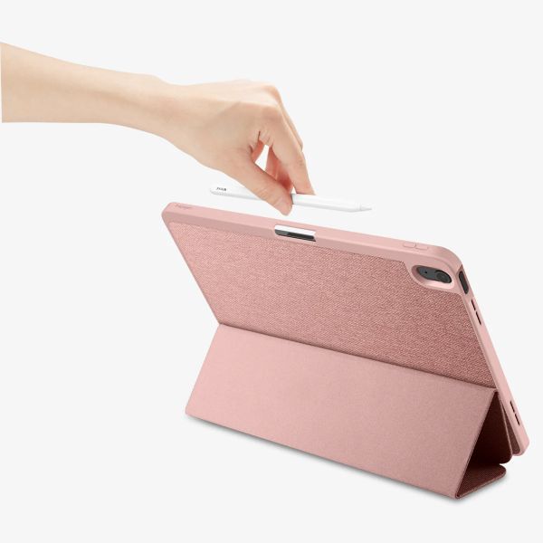 Spigen Coque tablette Urban Fit iPad Air 11 pouces (2024) M2 / Air 5 (2022) / Air 4 (2020) - Rose Gold