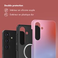 Selencia Coque arrière Vivid avec MagSafe Samsung Galaxy S25 - Gradient Soft Blush