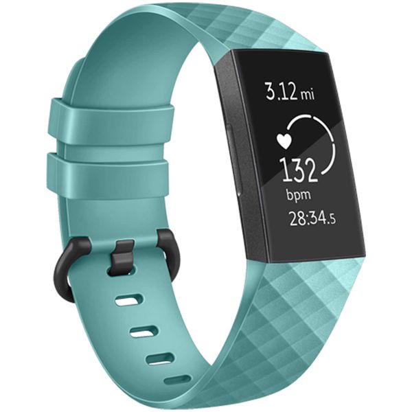 imoshion Bracelet silicone le Fitbit Charge 3 / 4 - Turquoise