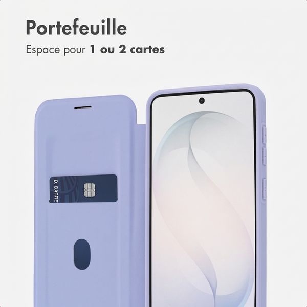 imoshion Bookcase transparente avec MagSafe Samsung Galaxy S26 - Lilas
