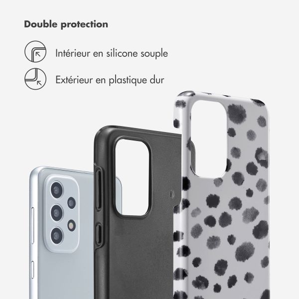 Selencia Coque arrière Vivid Tough Samsung Galaxy A33 - Trendy Leopard