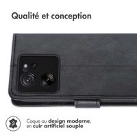 imoshion Étui de télephone portefeuille Xiaomi 13T / 13T Pro - Noir