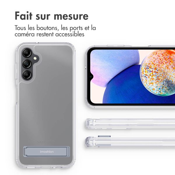 imoshion Coque Stand Samsung Galaxy A14 (5G/4G) - Transparent