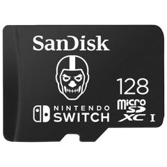 SanDisk microSD Nintendo Switch - 128GB - Fortnite Skull Trooper