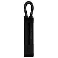 Rolling Square inCharge® X 6-in-1 connecteur de charge pour porte-clés - Black