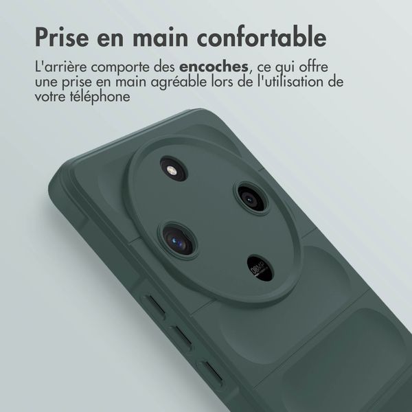 imoshion Coque arrière EasyGrip Honor Magic 6 Lite - Vert foncé