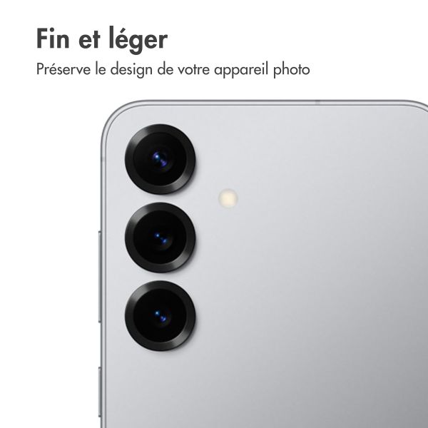 imoshion Lot de 2 protections d'objectif de caméra Samsung Galaxy S25 Plus - Silver Shadow