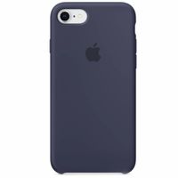 Apple Coque en silicone Apple iPhone SE (2022 / 2020) / 8 / 7 - Midnight Blue