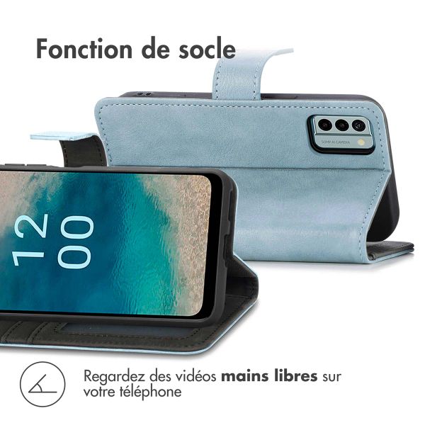 imoshion Étui de télephone portefeuille Oppo A78 (4G) - Bleu foncé