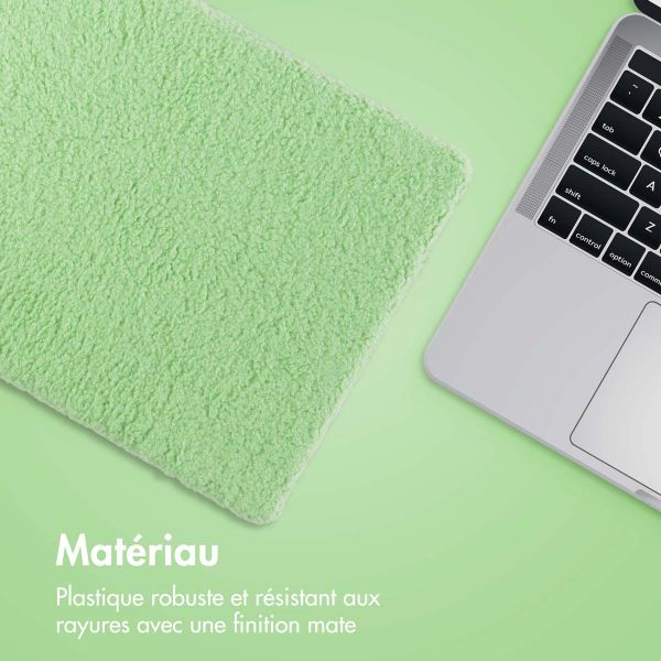 imoshion Teddy Hard Cover Apple MacBook Air 15 pouces (2023 / 2024 M3 chip / 2025 M4 chip) - Matcha Green