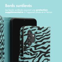 imoshion Étui de télephone portefeuille Design Samsung Galaxy A13 (5G) - Black Blue Stripes