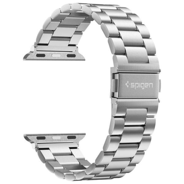 Spigen Bracelet Modern Fit Steel Watch Apple Watch Series 1-9 / SE - 38/40/41 mm / Series 10 - 42 mm - Argent