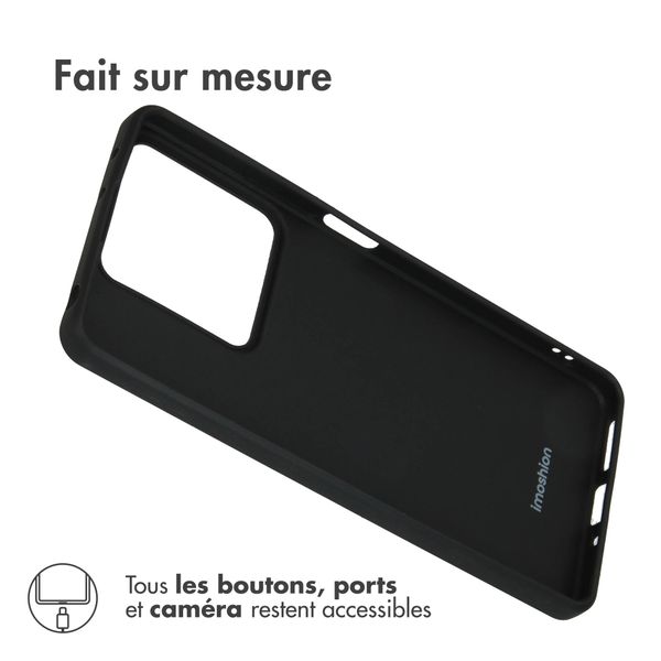 imoshion Coque Couleur Xiaomi Redmi Note 13 (5G) - Noir