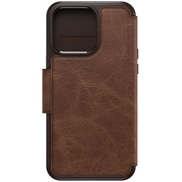 OtterBox ﻿Étui de téléphone portefeuille Strada MagSafe Apple iPhone 15 Pro Max - Brun