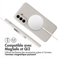 imoshion Coque Couleur avec MagSafe Samsung Galaxy A57 (5G) - Beige