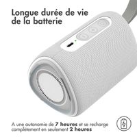 imoshion Mini enceinte Bluetooth sans fil - Blanc