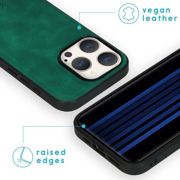 imoshion Etui de télephone luxe 2-en-1 amovible Apple iPhone 15 Pro - Vert foncé