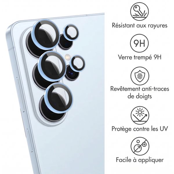 imoshion Lot de 2 protections d'objectif de caméra Samsung Galaxy S26 Ultra - Sky Blue