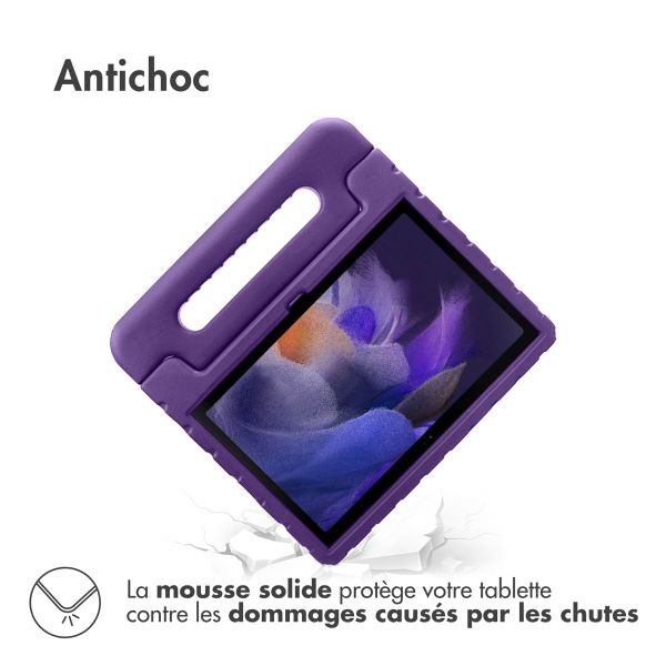 imoshion Coque kidsproof avec poignée Samsung Galaxy Tab A8 - Violet