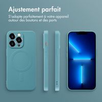 imoshion Coque Couleur avec MagSafe Apple iPhone 13 Pro - Smoke Green