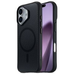 imoshion Rugged Hybrid Carbon Case avec MagSafe Apple iPhone 17 - Noir