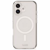 Holdit Coque MagSafe Apple iPhone 16 - Transparent / White