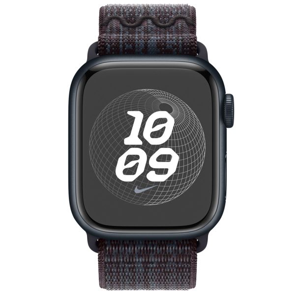 Apple Nike Sport Loop bracelet Apple Watch Series 1 á 9 / SE (38/40/41 mm) | Series 10 (42 mm) - Black/Blue