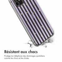 imoshion Coque design pour iPhone 11 - Sparkle Lines Lavender