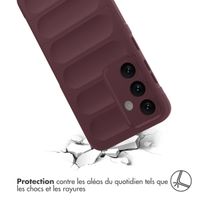 imoshion Coque arrière EasyGrip Samsung Galaxy S24 Plus - Aubergine 