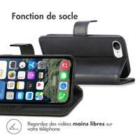 imoshion Étui de téléphone portefeuille Luxe iPhone SE 4 - Noir