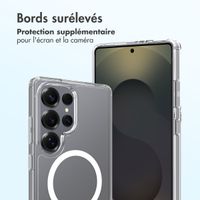 Accezz Coque arrière Xtreme Impact avec MagSafe Samsung Galaxy S25 Ultra - Transparent