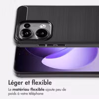 imoshion Coque Brushed Oppo Reno 13 - Noir