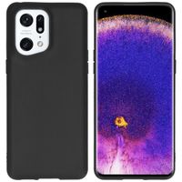 imoshion Coque Couleur pour Oppo Find X5 Pro 5G - Noir