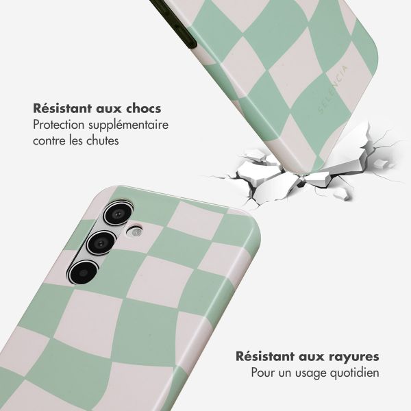 Selencia Coque arrière Vivid Samsung Galaxy A55 - Groovy Sage Green