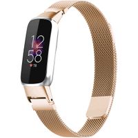 imoshion Bracelet magnétique milanais Fitbit Luxe - Taille S - Rose Dorée