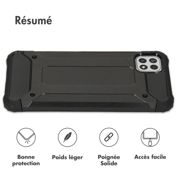 imoshion Coque Rugged Xtreme Samsung Galaxy A22 (5G) - Noir