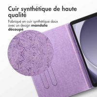 imoshion Coque tablette Samsung Galaxy Tab A9 Plus - Lila / Lilac