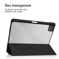 imoshion Coque tablette rigide Trifold Apple iPad Pro 12.9 (2018/2020/2021/2022) - Noir