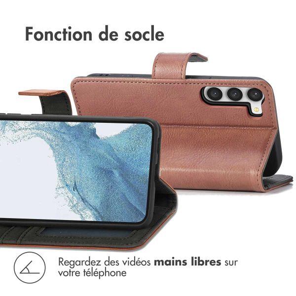 imoshion Étui de télephone portefeuille Samsung Galaxy S23 - Marron