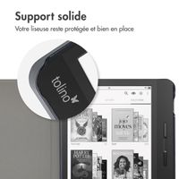 imoshion ﻿Design Slim Hard Sleepcover avec support Tolino Vision 5 - Black Graphic