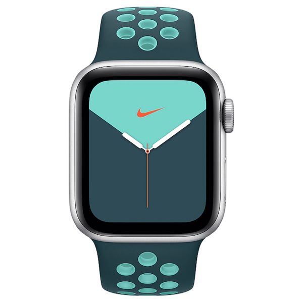 Apple Nike Sport Band Apple Watch Series 1-9 / SE - 38/40/41 mm / Series 10 - 42 mm - Midnight Turquoise / Aurora Green