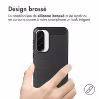 imoshion Coque Brushed Samsung Galaxy A37 (5G) - Noir