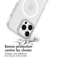 imoshion Coque Pailletée avec MagSafe Apple iPhone 16 Pro - Paillettes Transparent