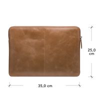 dbramante1928 Skagen Pro - Pochette ordinateur 14 pouces - Cuir véritable - MacBook Pro 14 pouces - Tan